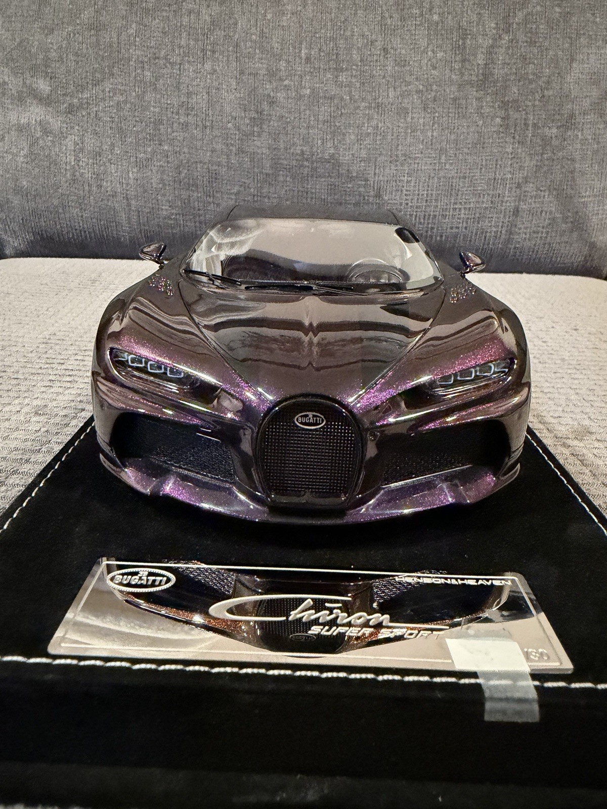 1/18 HH Henson & Heaven Bugatti Chiron SuperSport Chameleon Purple Limited 30pcs