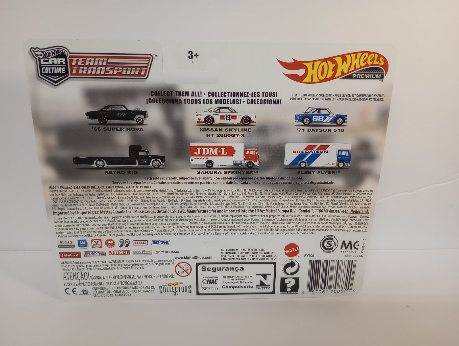 Hot Wheels Car Culture Team Transport #7 ’66 Super Nova Retro Rig ( New )