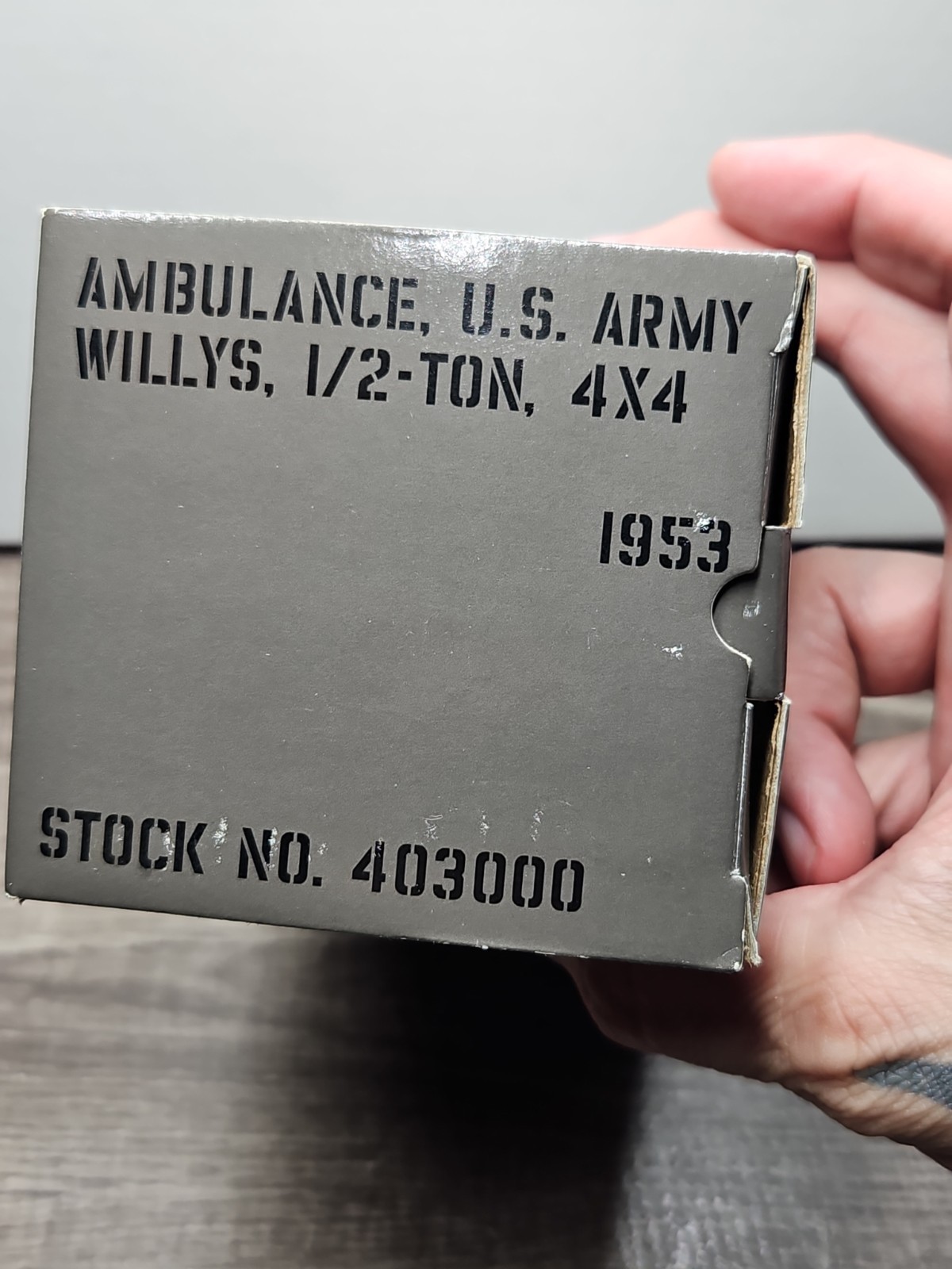 Speccast 403000. 1953 Jeep Willys Ambulance US Army