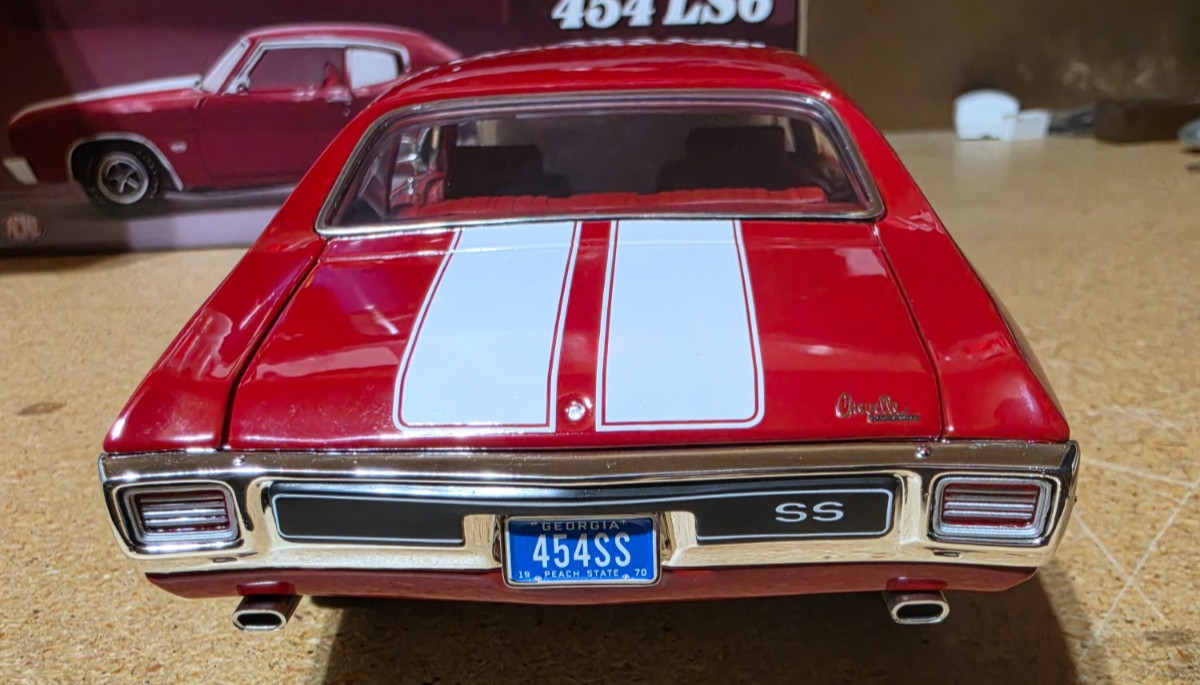 ACME 1/18 1970 CHEVROLET CHEVELLE SS 454 LS6 RED A1805530 1 OF 454 LIMITED