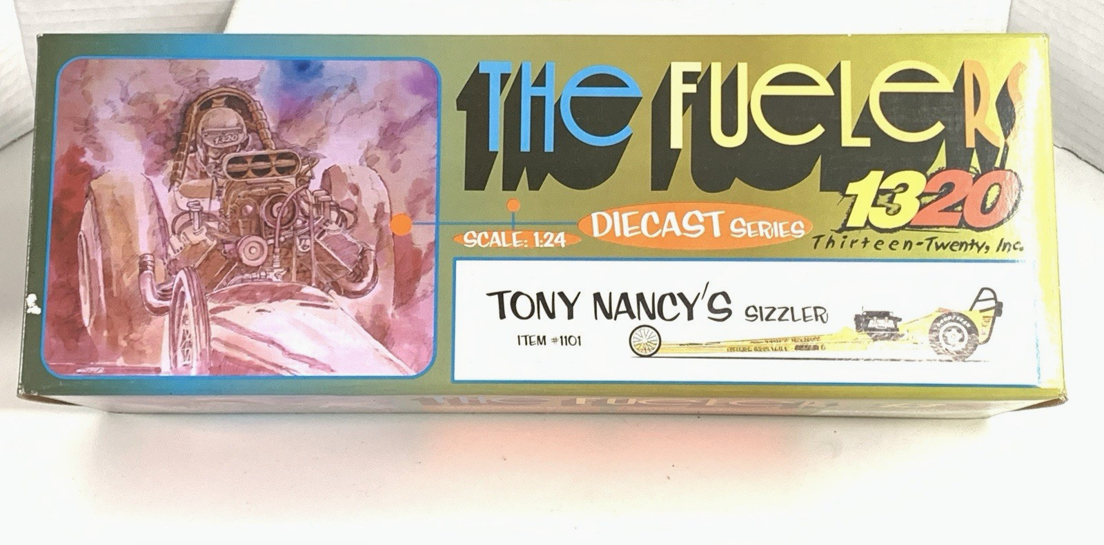 The Fuelers 1320 Diecast Series ” Tony Nancy’s” #1101 ” Sizzler” NIB