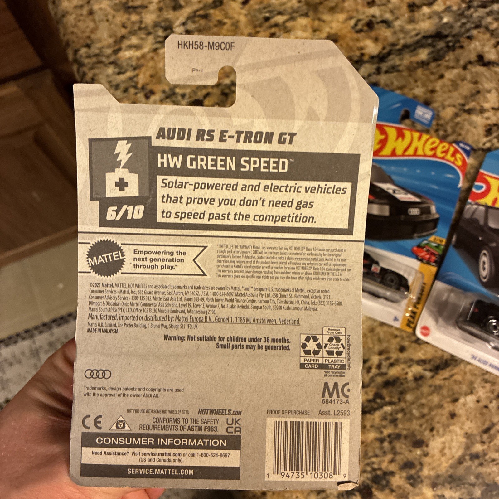 Hotwheels Audi Lot 4 Pack