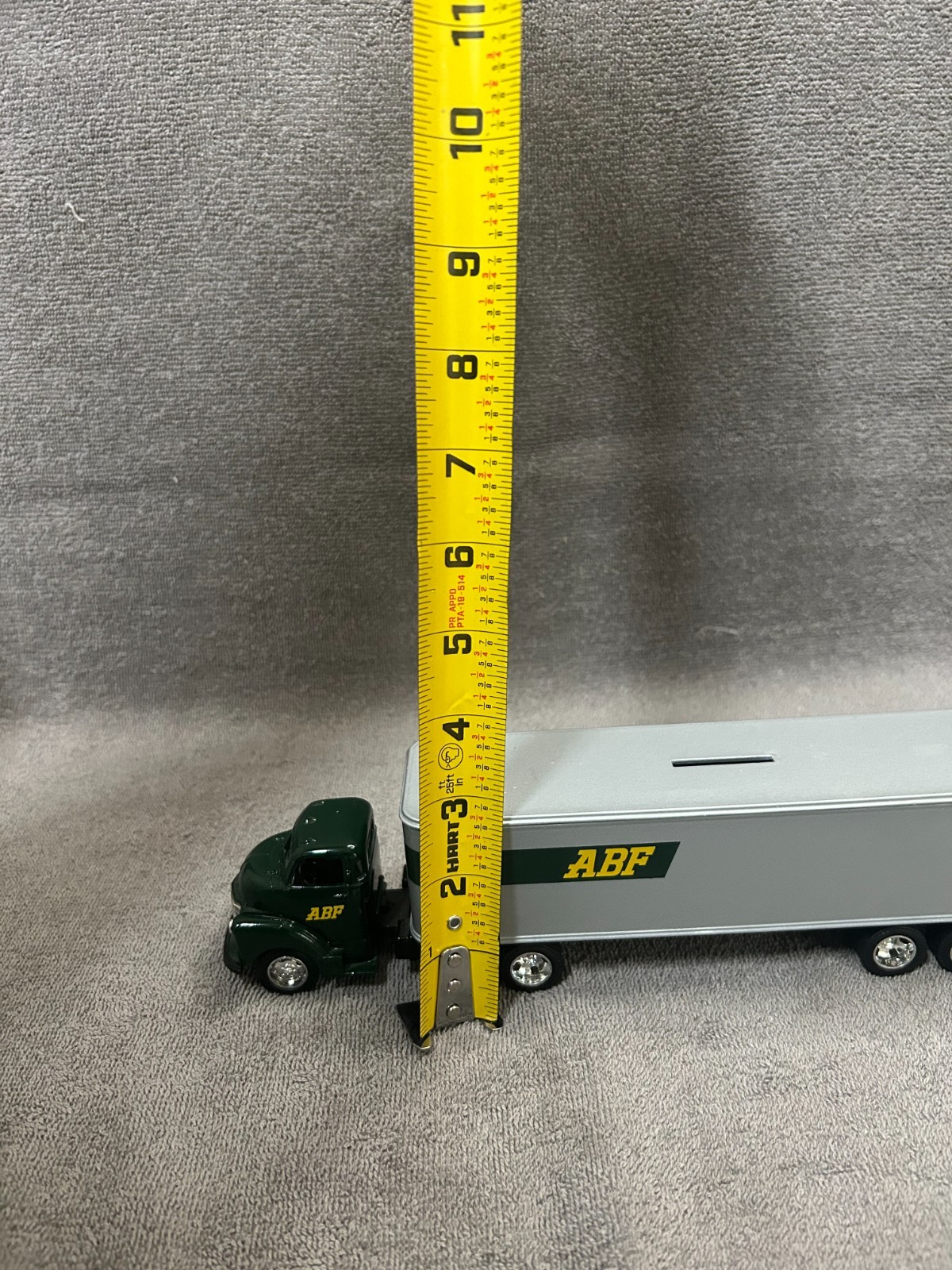 ABF Spec-Cast 1:64 Scale Chevorlet Tractor Cab-Dual Axle Trailer Diecast Bank