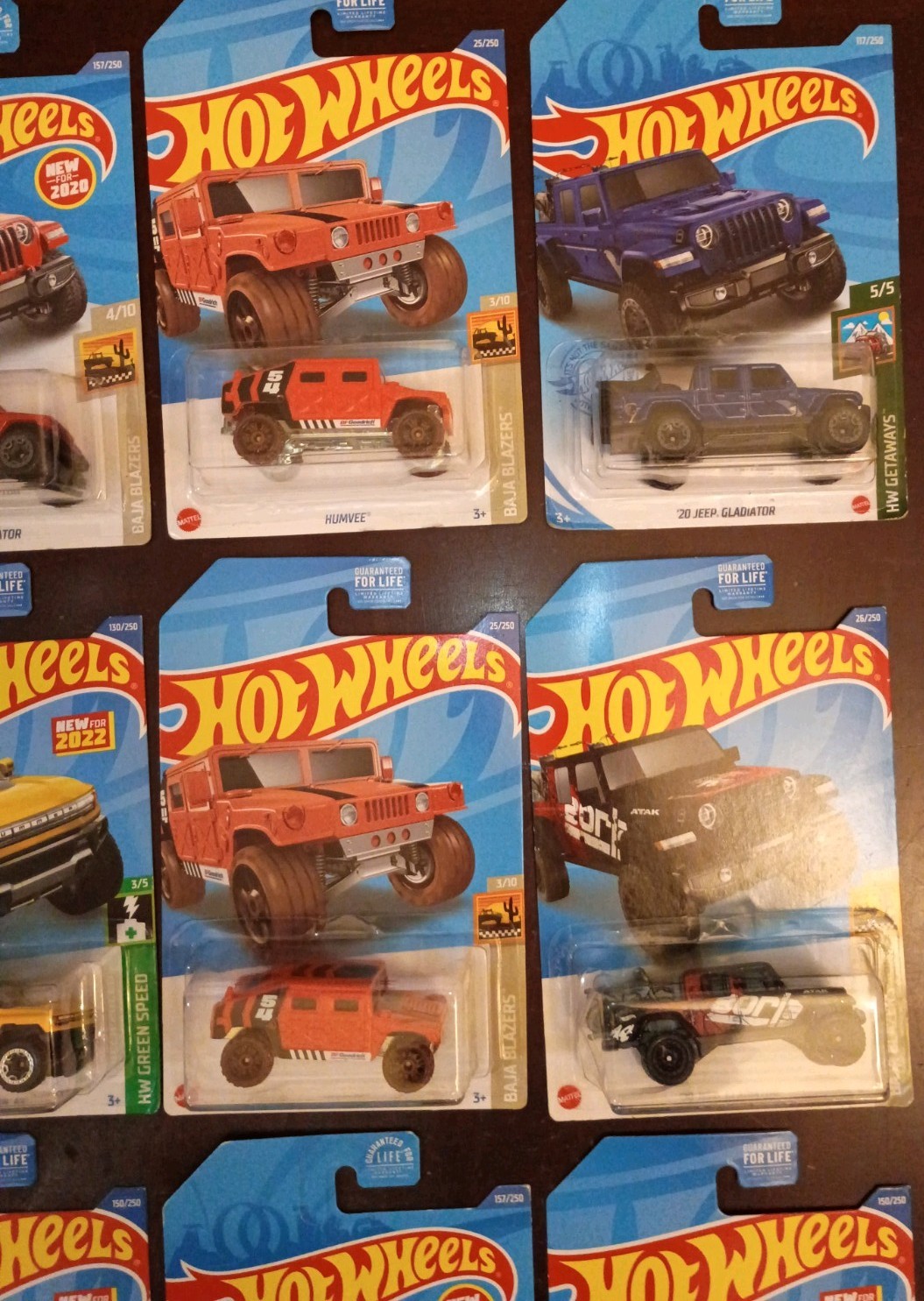 Lot of 12 Hot Wheels Land Rover Range Rover Velar and Jeep Factory Fresh