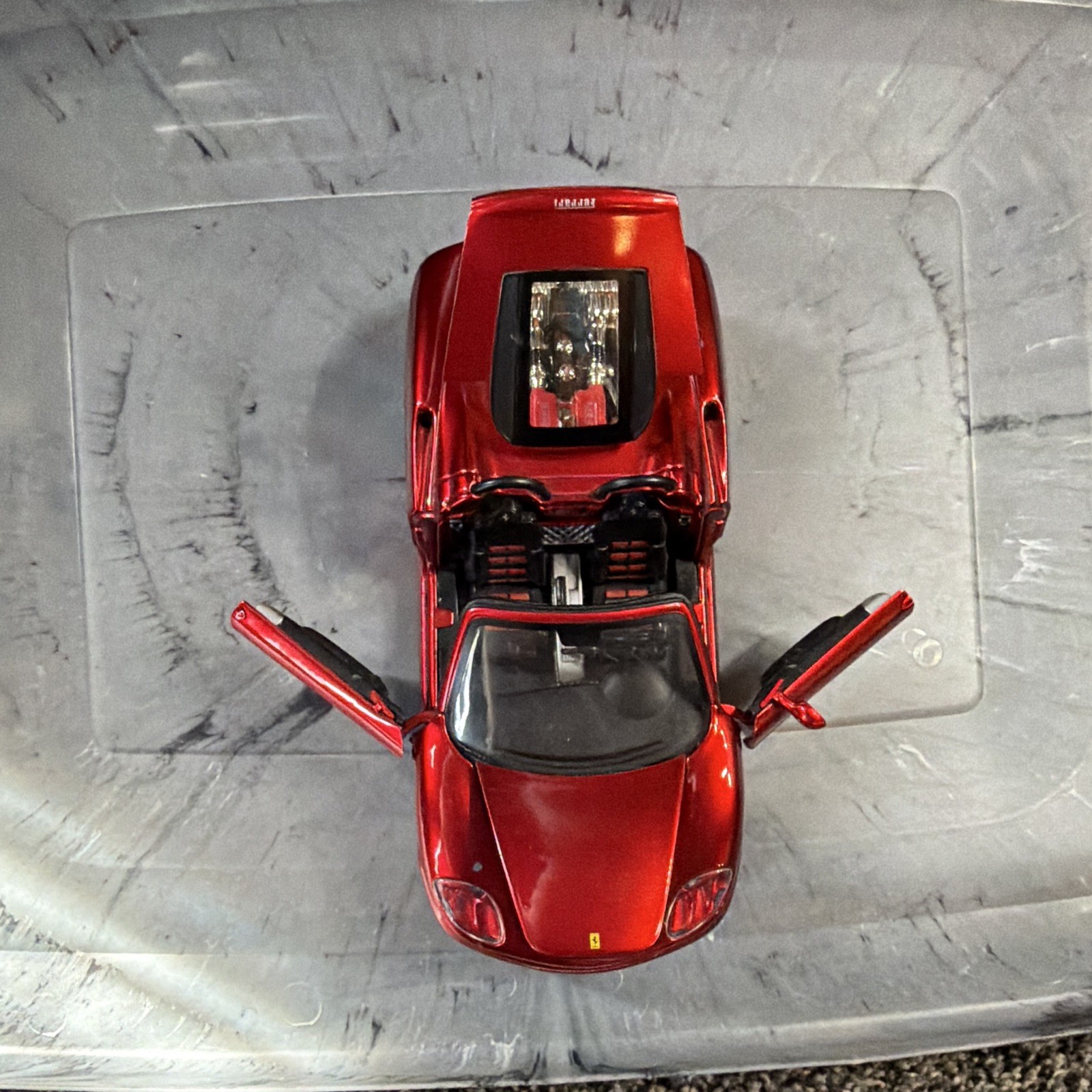 Mattel Hot Wheels Drop Stars Ferrari 360 Spider 1:20 Scale Metallic Red – Loose-