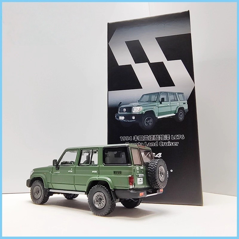 MASDI 1/64 Scale Toyota Land Cruiser LC76 1994 Green Diecast Car Model Gift