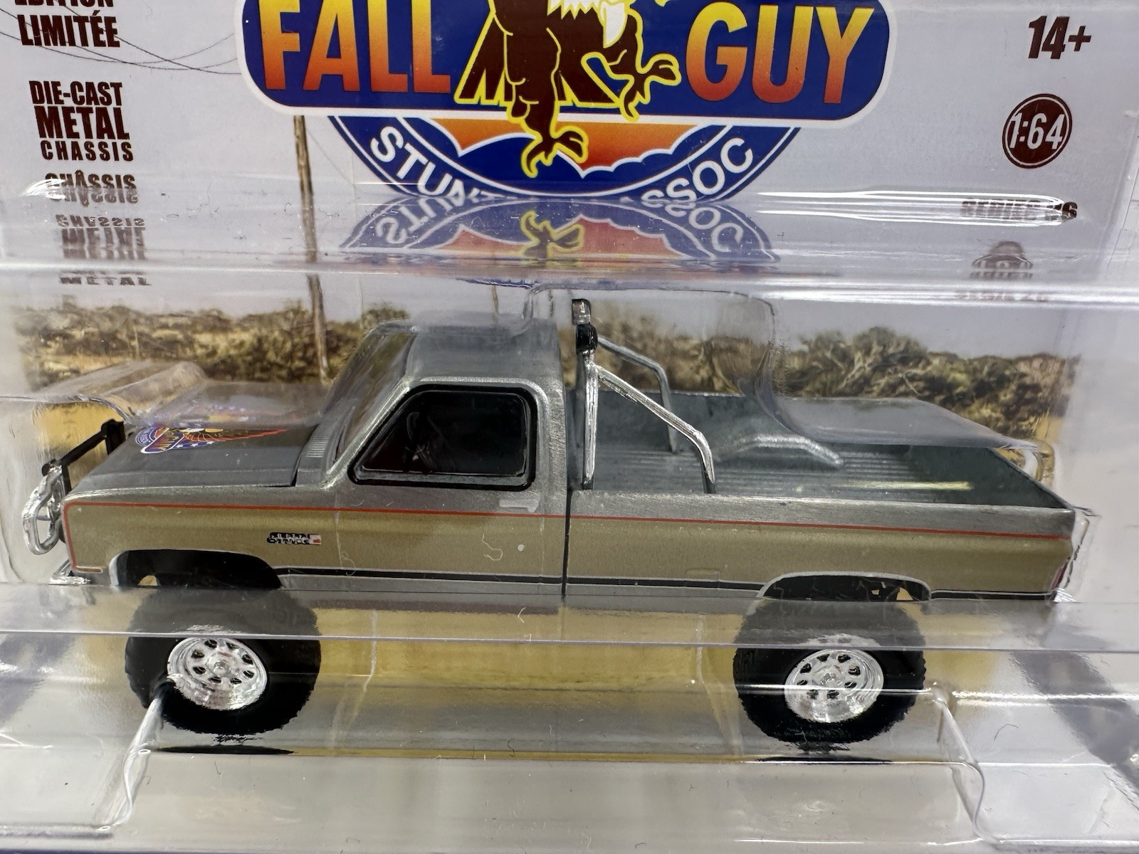 Rare Greenlight Fall Guy 1982 GMC K-2500 Raw Chase