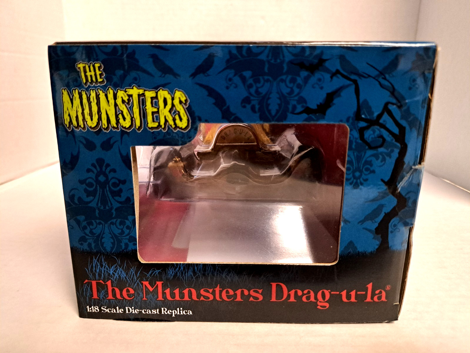 MUNSTERS DRAGULA 1/18 Scale DieCast Signed