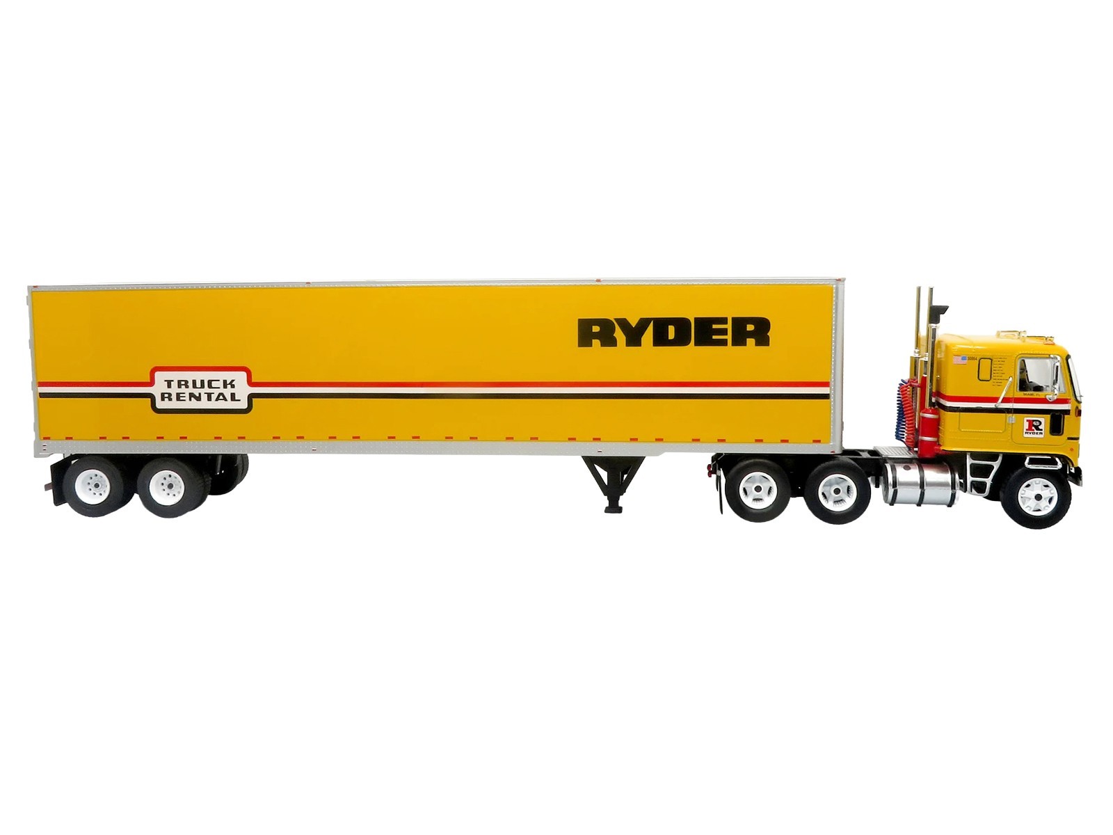1970 GMC ASTRO 95 W/TRAILER “RYDER TRUCK RENTAL” 1/43 BY ICONIC REPLICAS 43-0662