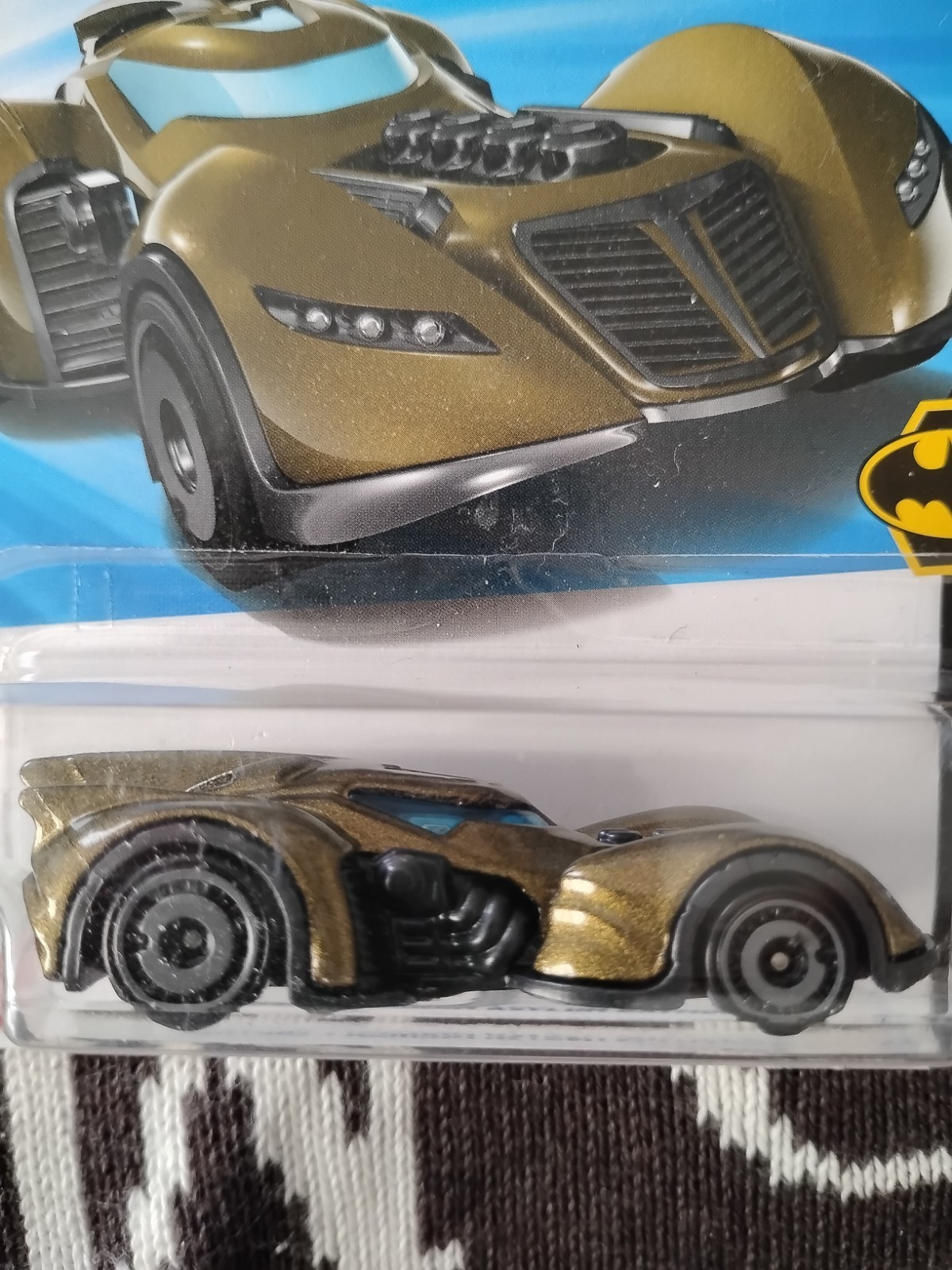 2025 Hot Wheels #54/250 Batman Arkham Asylum Batmobile 2/5 Bronze Gold