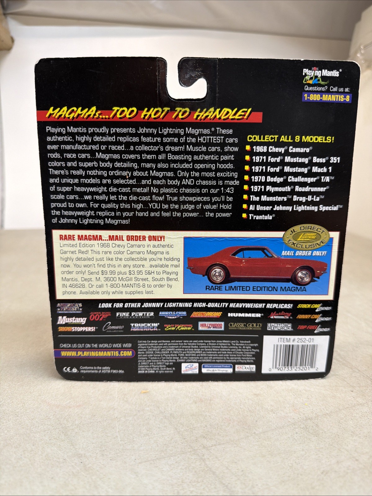 Johnny Lightning Magmas The Munsters Drag-U-La 1/43 Diecast Casket Car NIB