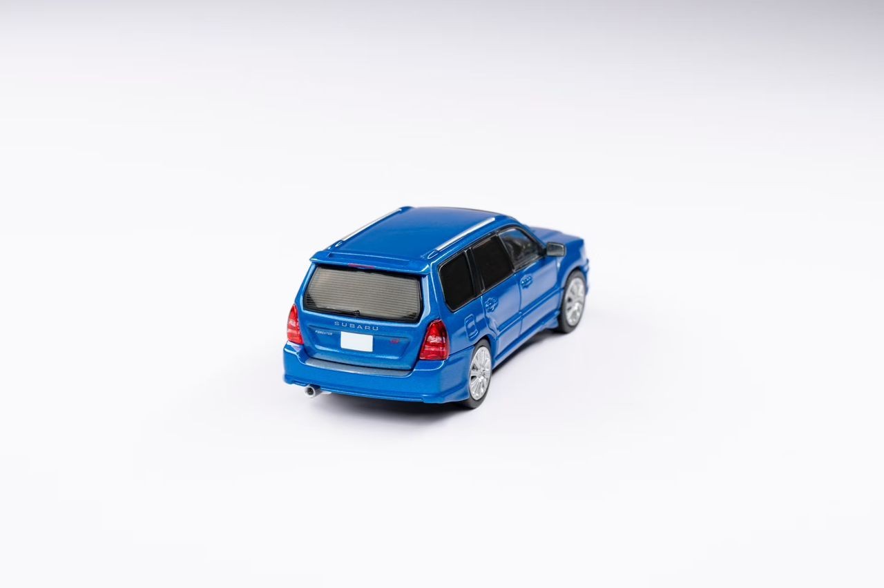 SUBARU FORESTER STI BLUE W/ ACCESSORIES 1/64 DIECAST CAR MODEL BY MODELMODEL MM