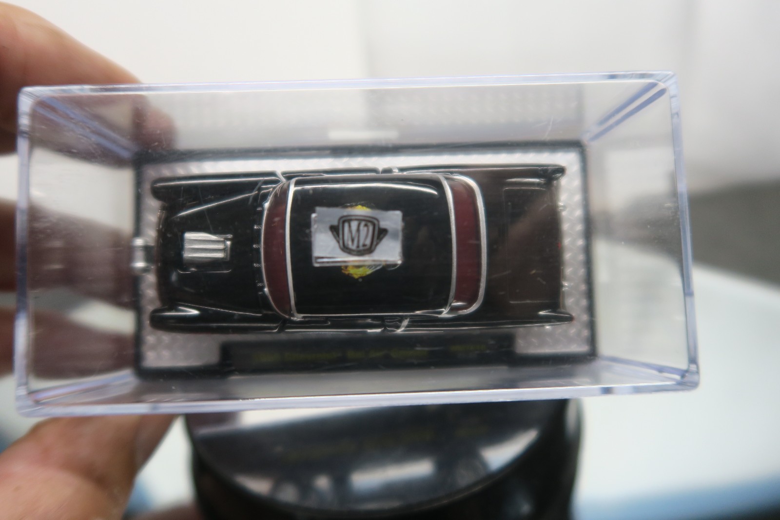 M2 MACHINES 1/64 1955 NHRA CHEVROLET BEL AIR GASSER WMTS16 IN DISPLAY CASE!