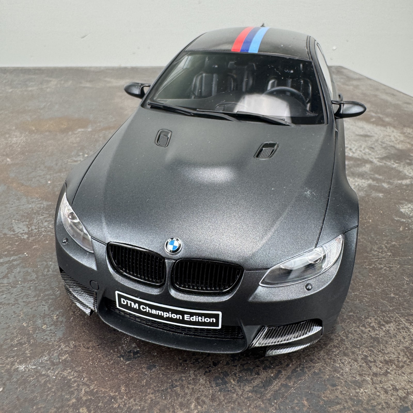 GT SPIRIT 1/18 Scale BMW M3 E92 DTM Champion Resin Model Car BLACK
