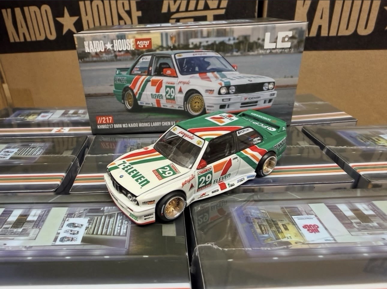 Kaido House x Mini GT 1:64 BMW M3 Kaido Works Larry Chen V1 KHMG217 Exclusive