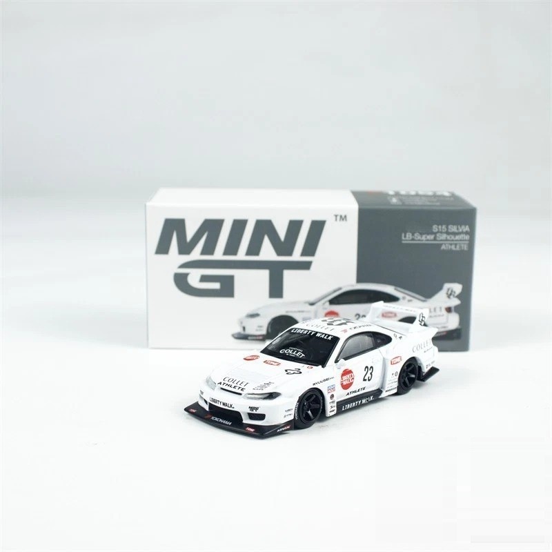Mini GT 1:64 Nissan LB-Super Silhouette S15 SILVIA ATHLETE White MGT01054-P10