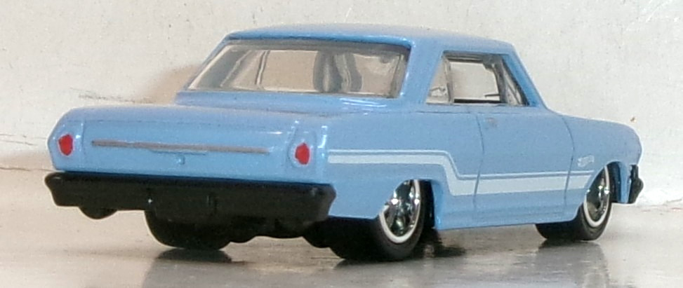 LOOSE 2026 HOT WHEELS 1:64 LIGHT BLUE ’63 CHEVY ll WHEEL SWAP REAL RIDERS
