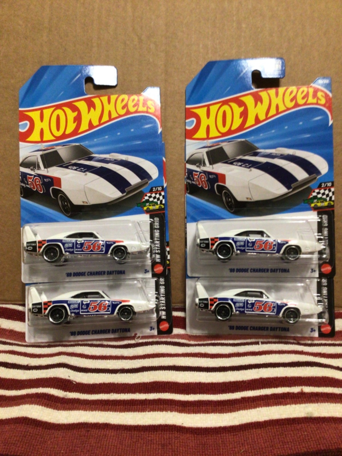 4 x Hot Wheels Kroger Exclusive 69 Dodge Charger Daytona New 2026 see Photo’s