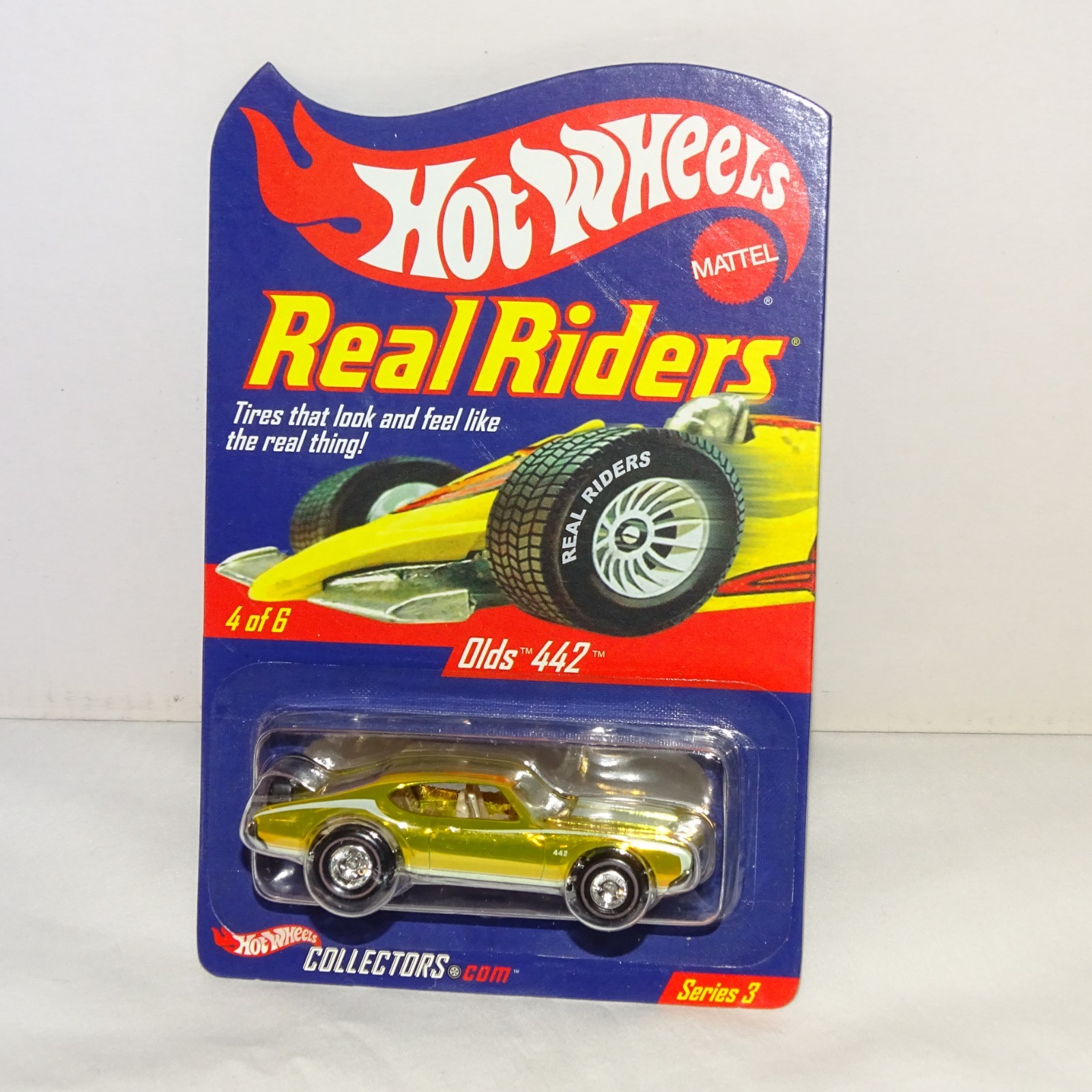 2004 Hot Wheels RLC Real Riders Olds 442 #4 Gold 06711/10500