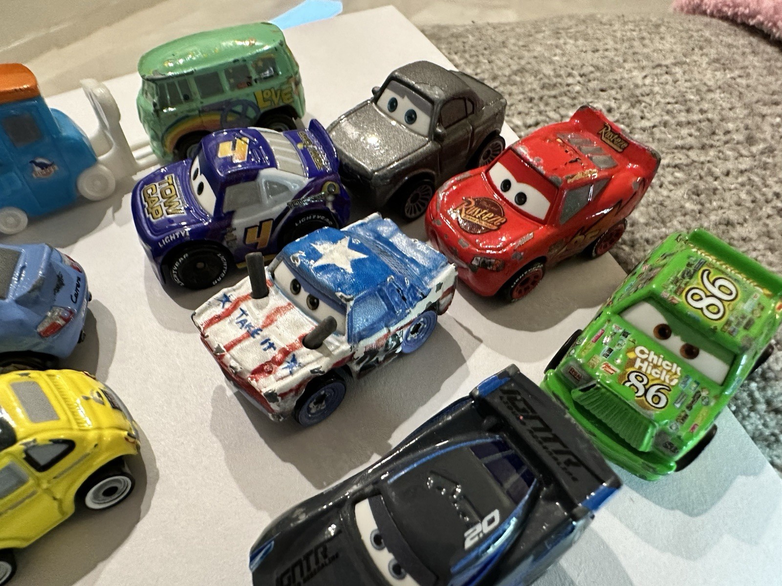 Lot of 18 Diecast Disney Pixar Cars Mini Racers