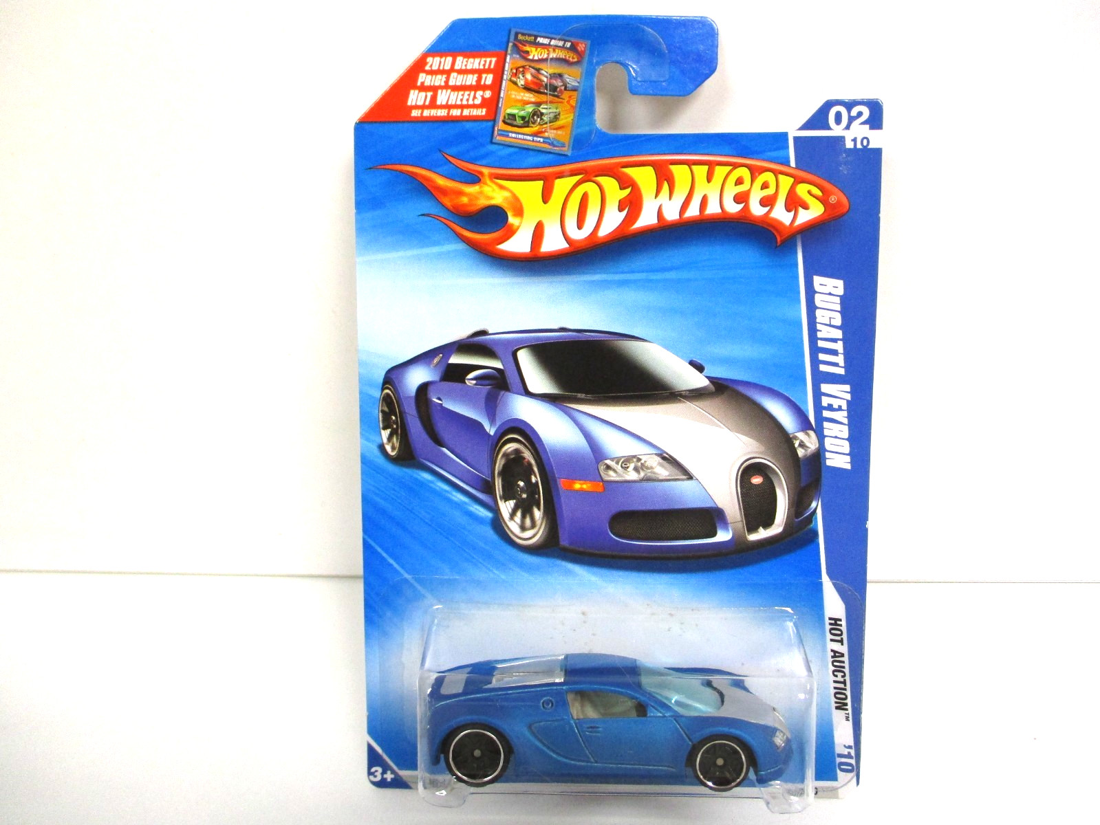 HOT WHEELS – HOT AUCTION – BUGATTI VEYRON (MATTE BLUE) – DIECAST
