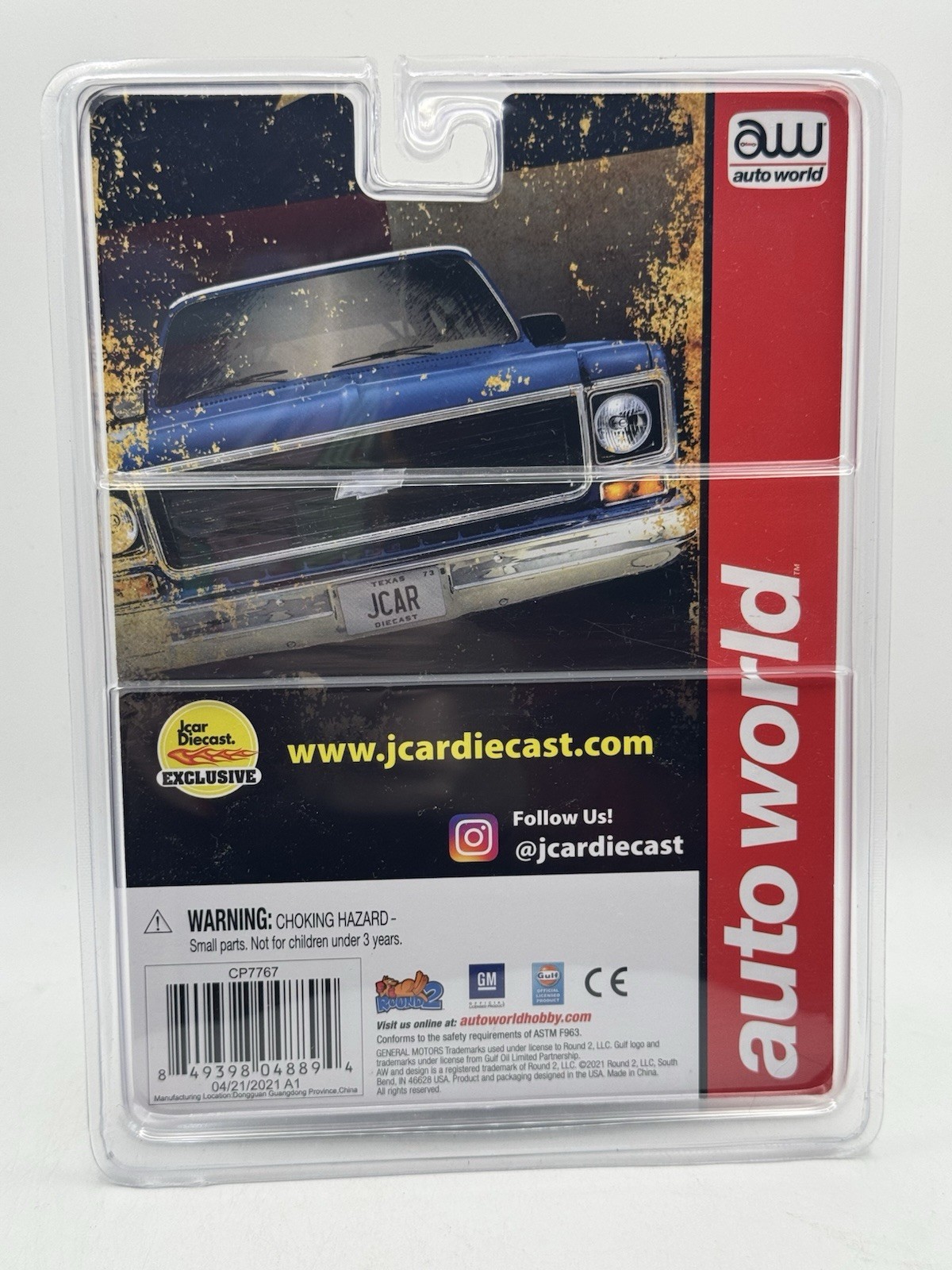 Auto World Limited Edition Auto World 1973 Chevy Cheyenne Pickup – 1:64 Diecast