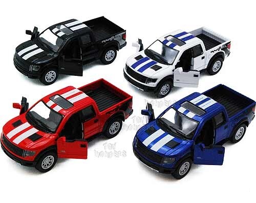 Ford 2013 F-150 SVT Raptor Supercrew, Pick Up Truck, Diecast Toy Car, 5”, 1:46