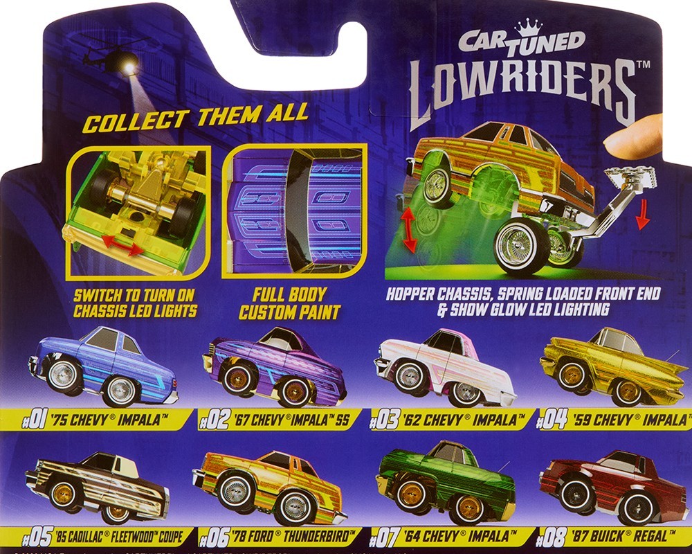 CarTuned 1:64 Lowriders SHOW GLOW Series 3 Assortment 8 Car Set, Factory Seal