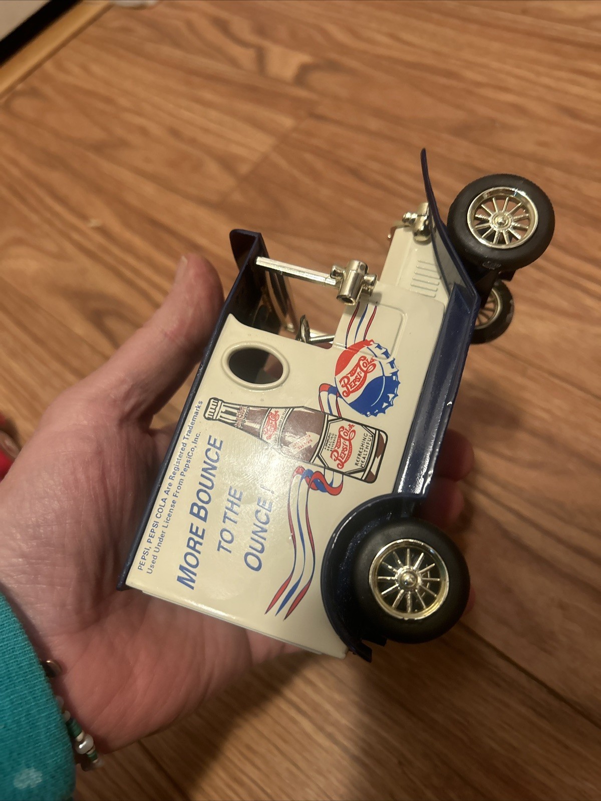 Golden Wheels Diecast 1940 Ford Pickup Delivery Truck & Pepsi Truck Bank