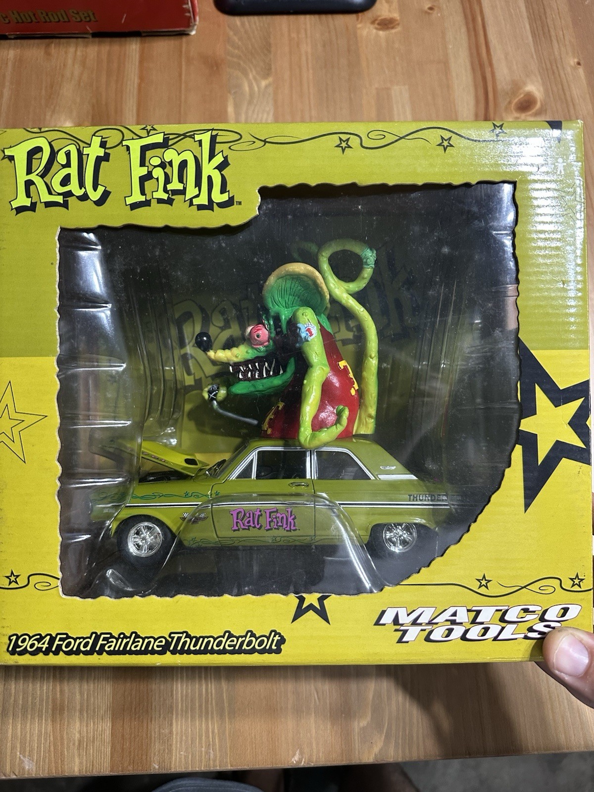 LIMITED EDITION MATCO TOOLS RAT FINK DIE CAST 1:24 64 FORD FAIRLANE THUNDERBOLT