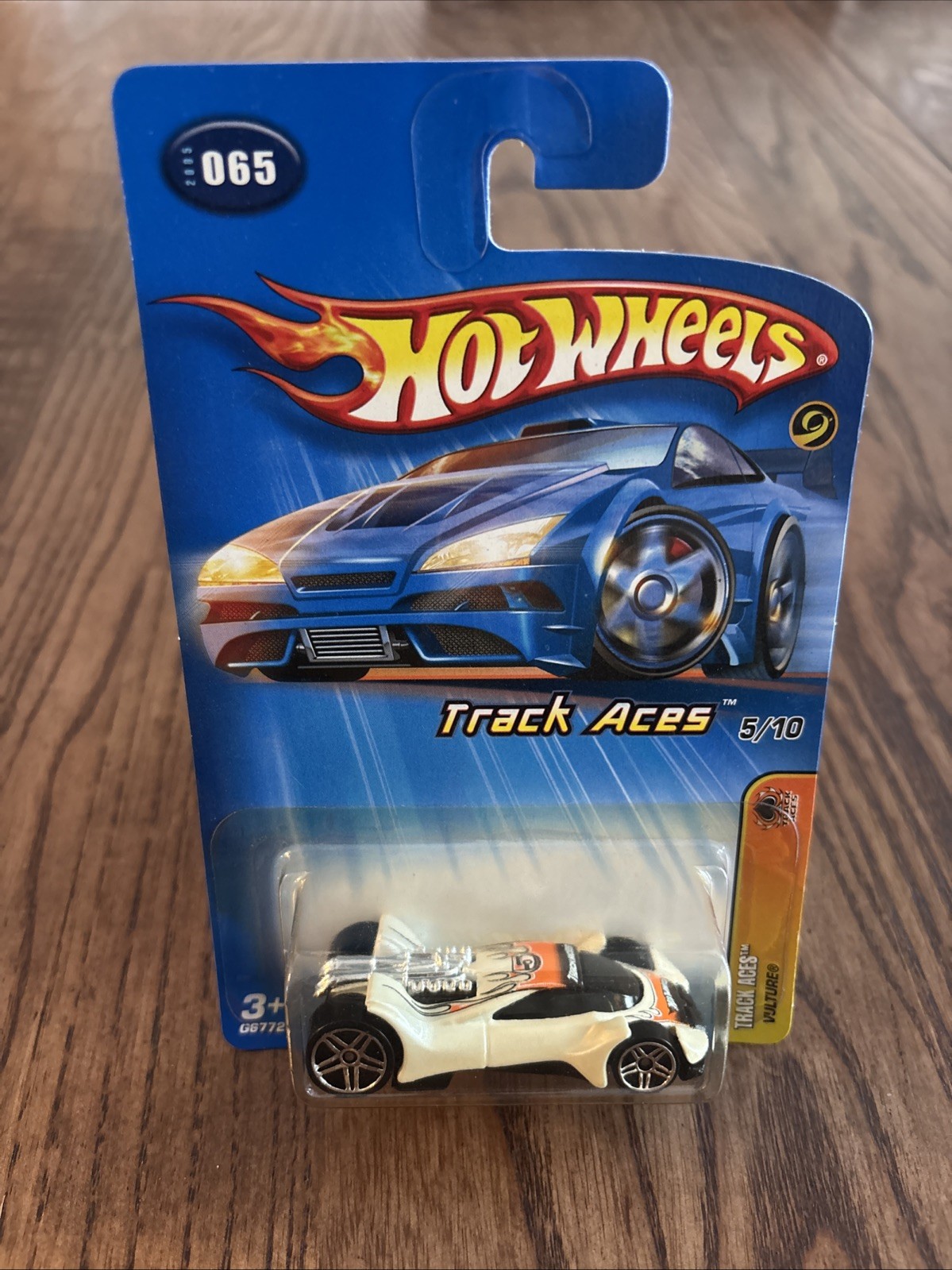 2005 Hot Wheels Track Aces 5/10 Vulture White Variant Pr5 Wheels
