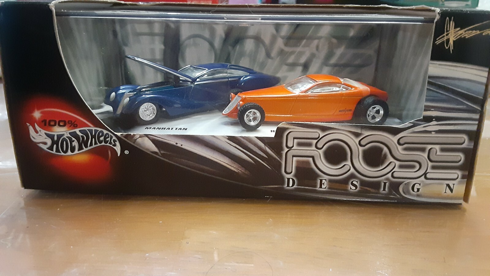 Vintage Hot wheels Foose Desisn 2 car set High End Collectors W/RR’s