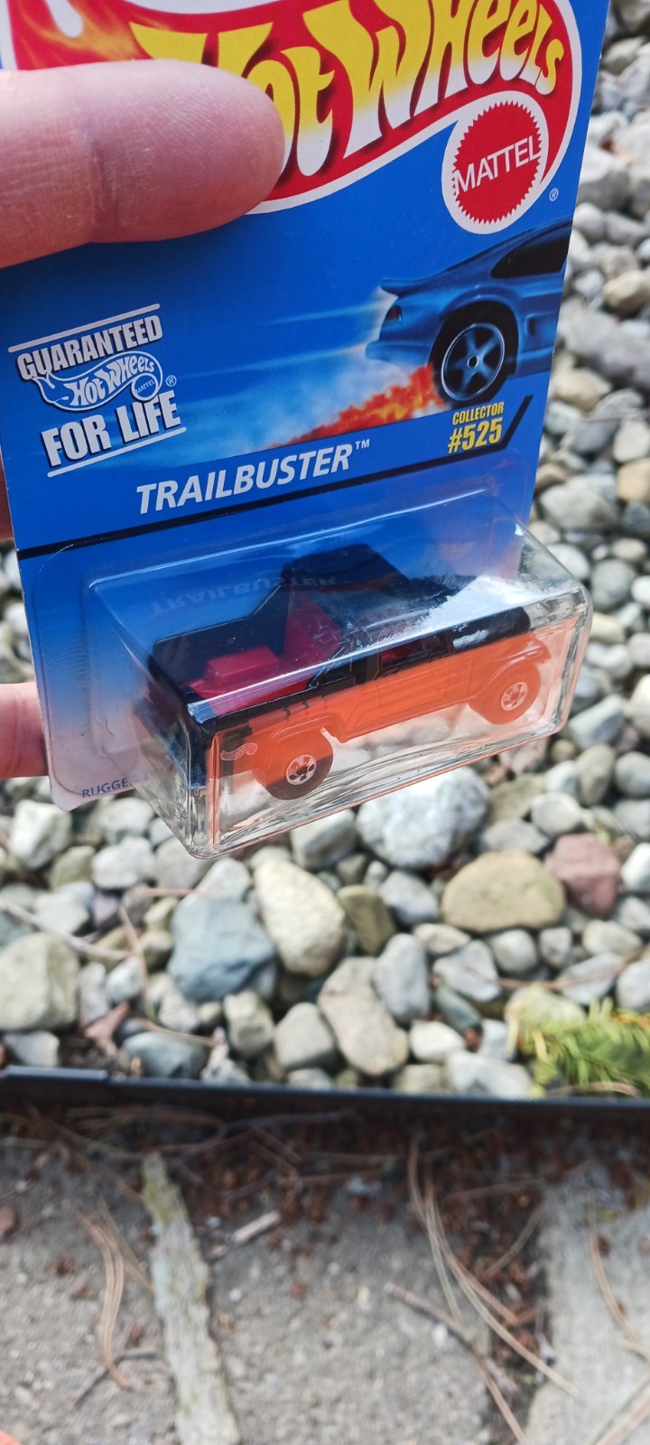 Hot Wheels N.I.P. new in package 1997 TRAILBUSTER JEEP #525 H.t.f. Mattel Rare