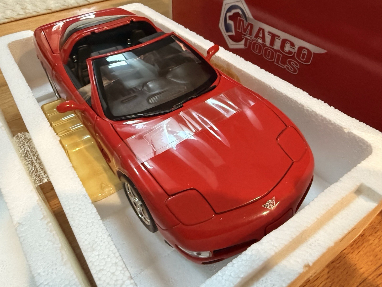 Matco Tools 2003 Corvette 1:18 Scale Red 1 Of 4000 Ertl Racing Champions