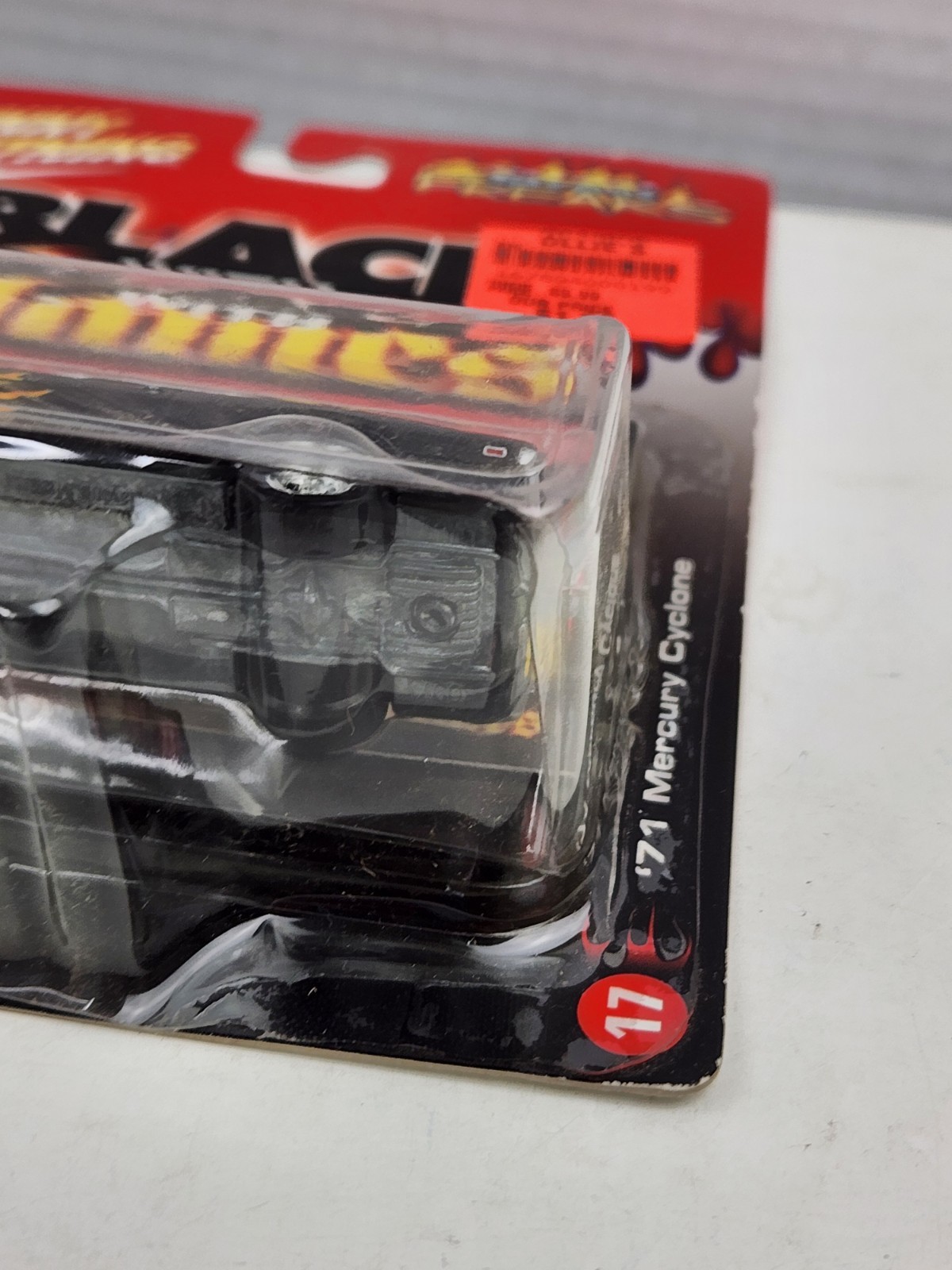 Johnny Lightning ’71 Mercury Cyclone Black with Flames Vtg 2005 Street Freaks