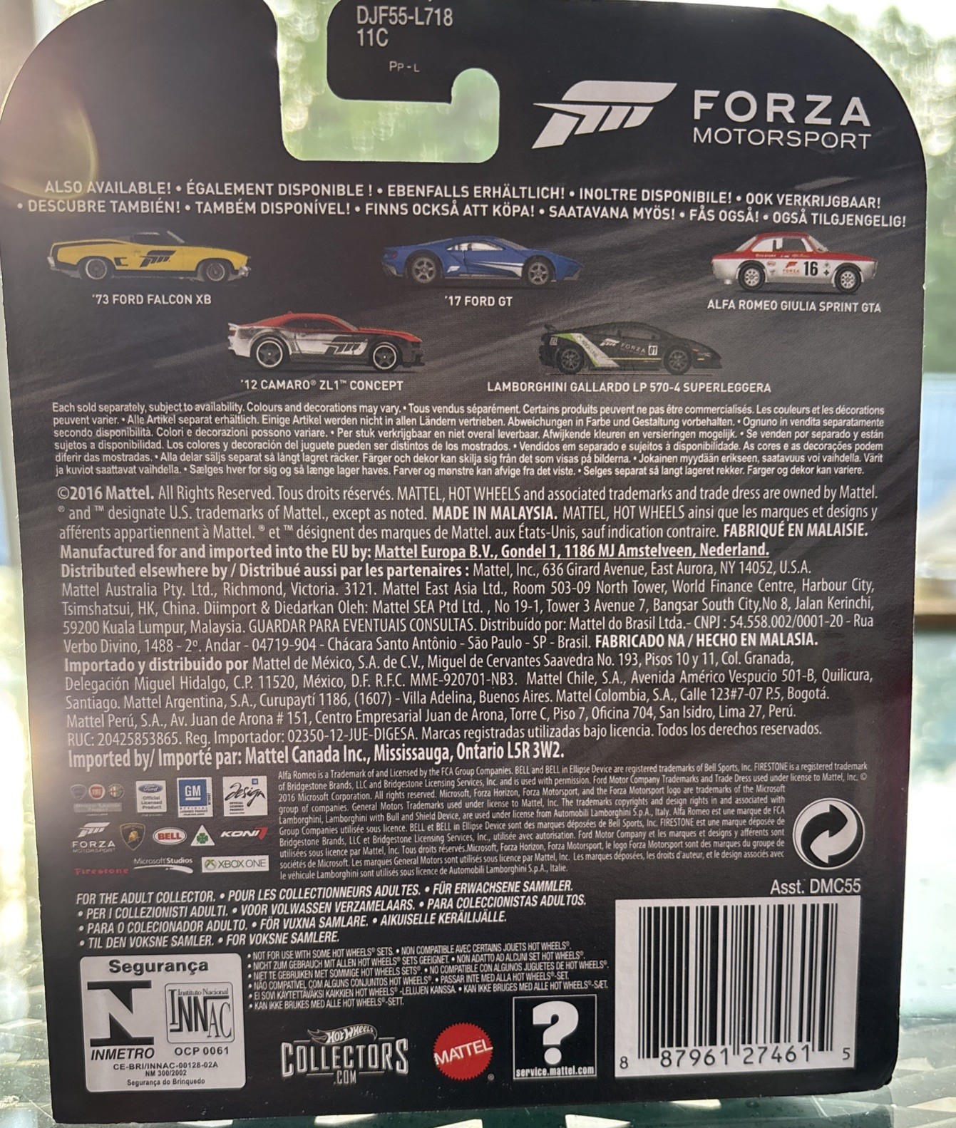 Hot Wheels 2016 Forza Motorsport Complete 5 Car Set J3