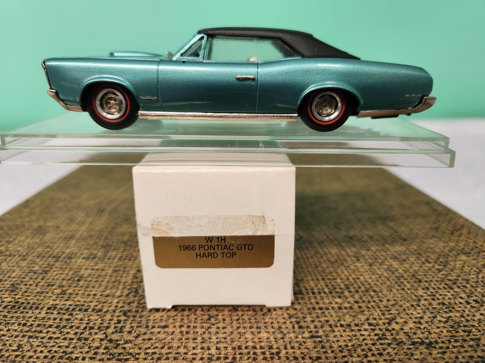 WESTERN MODELS W1H 1966 PONTIAC GTO HARD TOP 1/43 Diecast TEAL METALLIC RARE