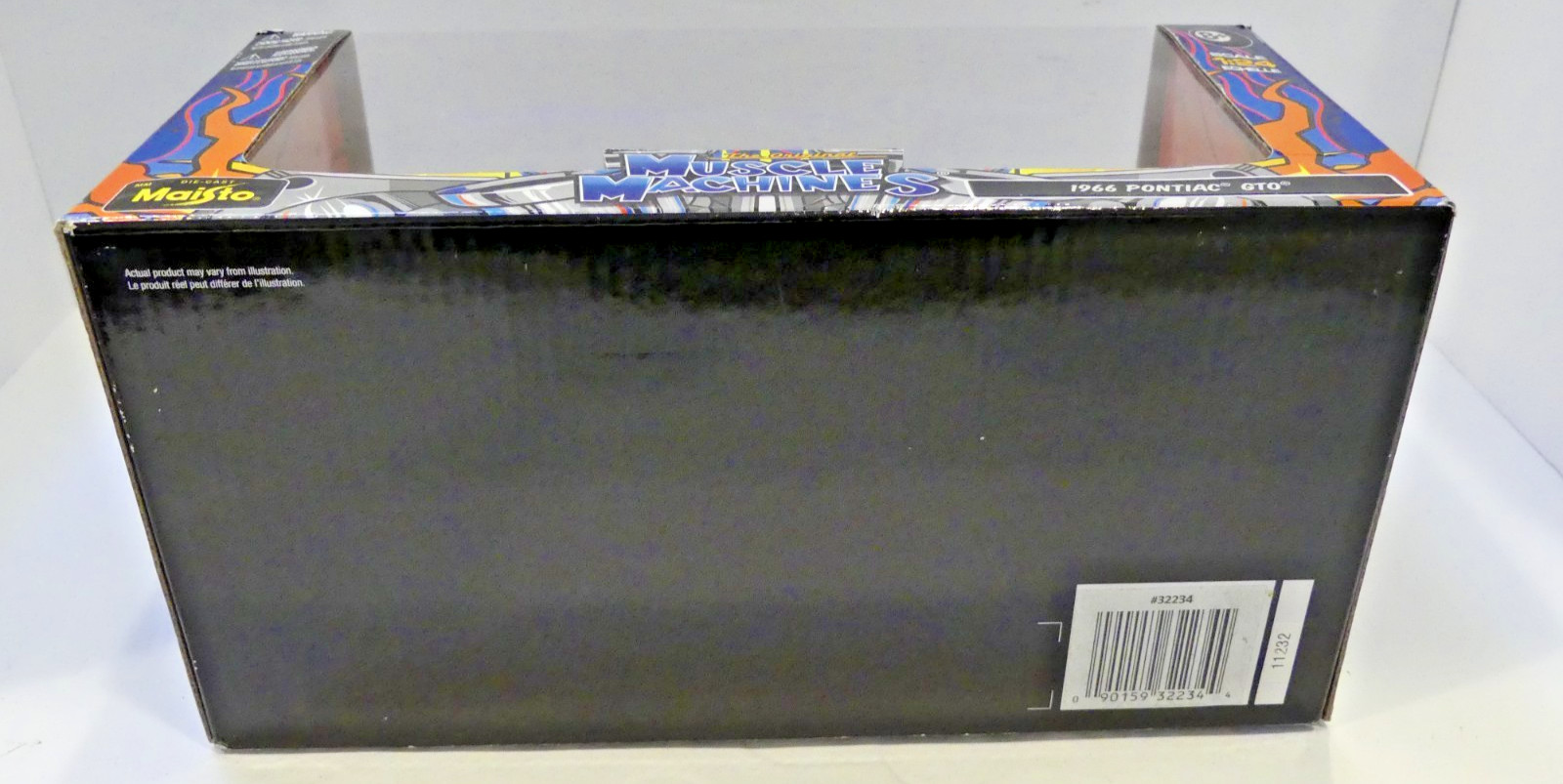 MUSCLE MACHINES BY MAISTO 1966 PONTIAC GTO – SATIN BLUE 1:24 #32234 – NASTY’!!!