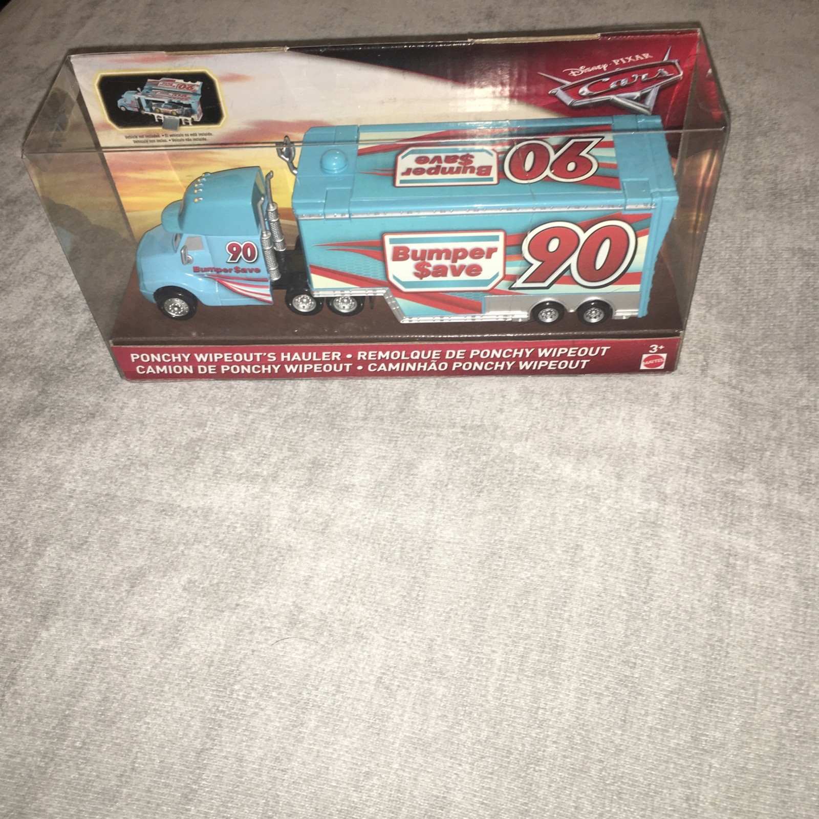 Disney Pixar Cars Ponchy Wipeout’s hauler Bumper Save #90 by Mattel