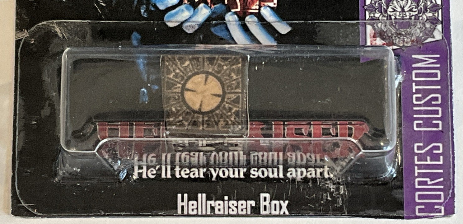 Hot Wheels Pinhead The Box Hellraiser Movie Custom Card Cortes Customs 01/01