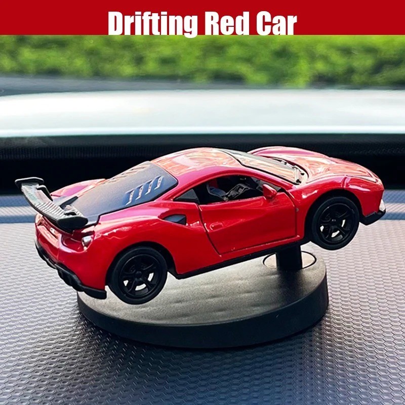Drift Race Car Dashboard Ornament Swinging Sports Car Interior Decor