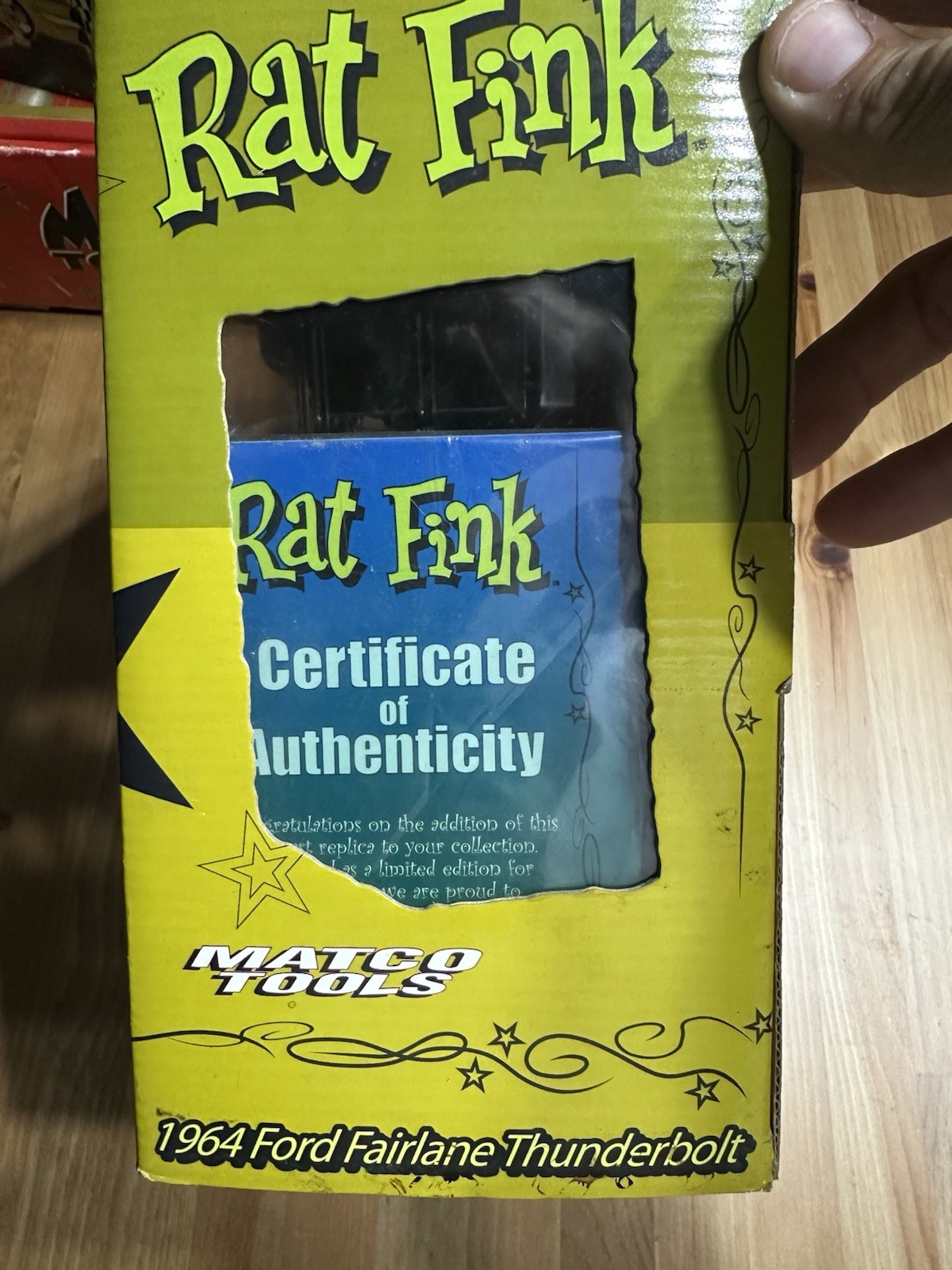 LIMITED EDITION MATCO TOOLS RAT FINK DIE CAST 1:24 64 FORD FAIRLANE THUNDERBOLT