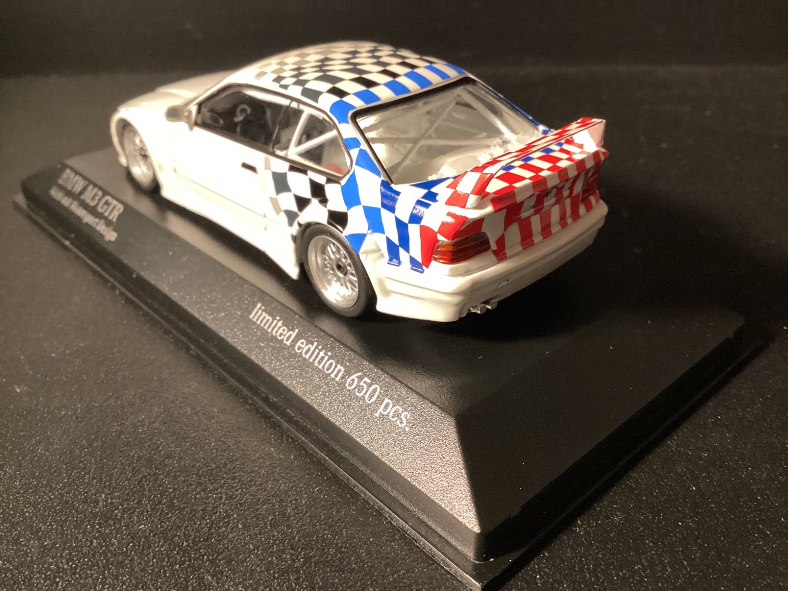 BMW M3 GTR E36 Motorsport 1993 Minichamps Rare Limited in scale 1/43