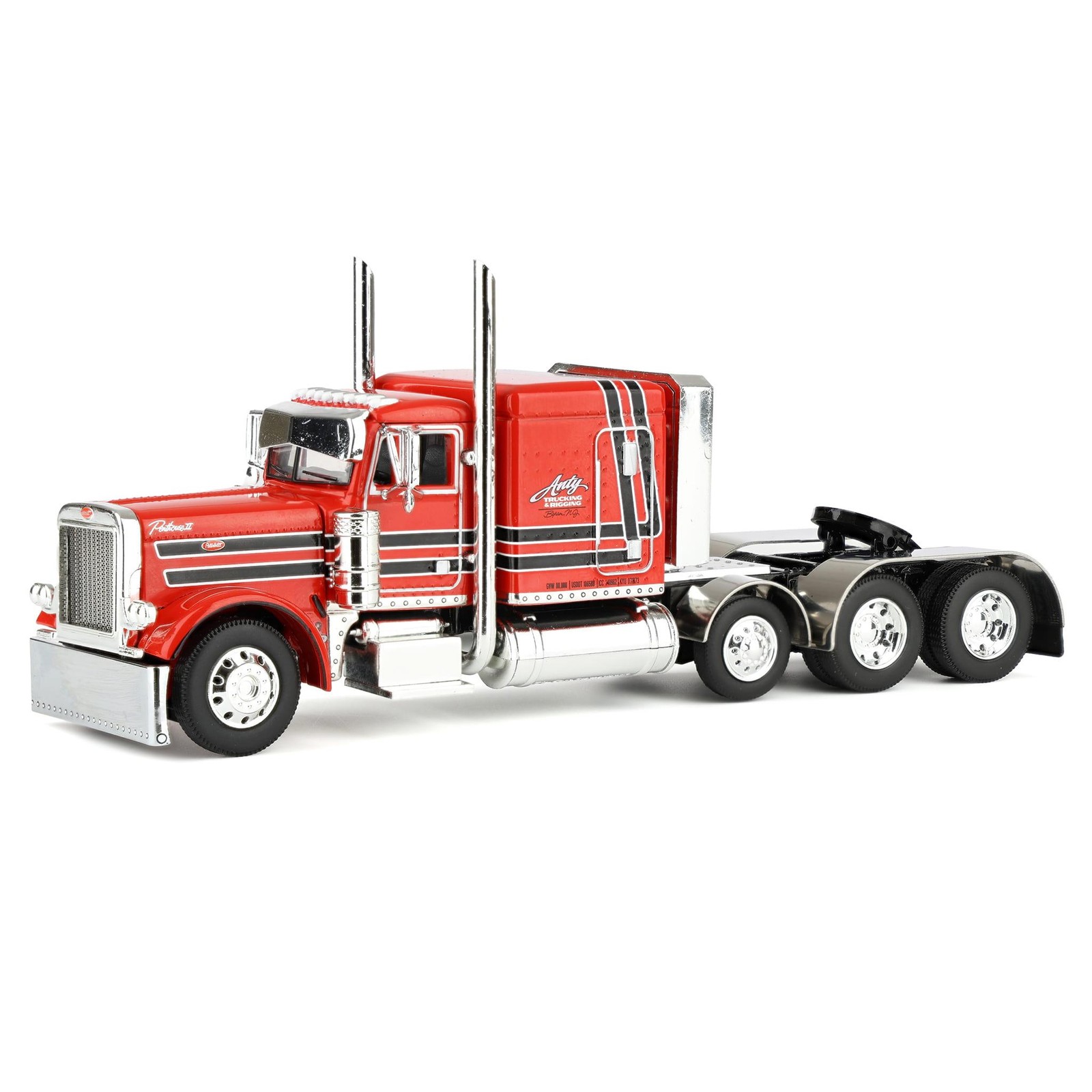 1/64 Peterbilt 379 Semi with Fontaine Magnitude Lowboy Trailer, DCP, 60-2355