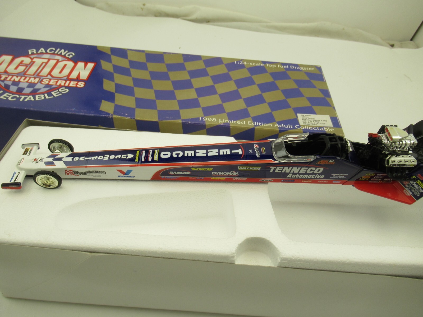1998 Joe Amato Tenneco Top Fuel Dragster 1:24 Diecast RCCA Limited Ed NHRA