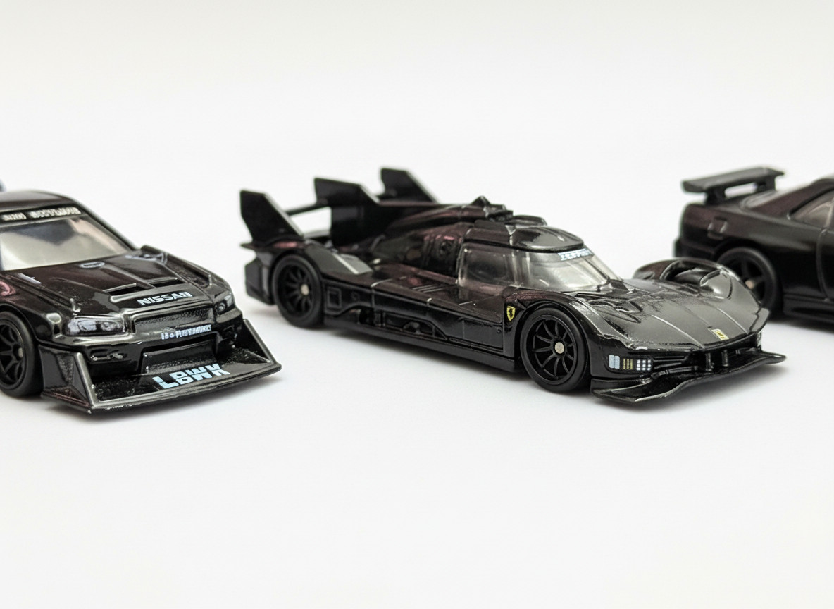 Custom Hot Wheels Ferrari 499P Blackout | Fan-Made Chase-Style | Real Riders