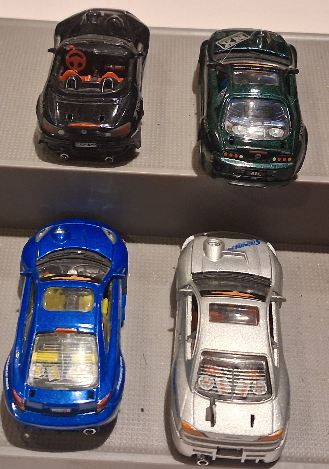 Lot Of 4 Muscle Machines 2002 Nissan SILVIA Toyota Celica GTS Supra Honda S 2000