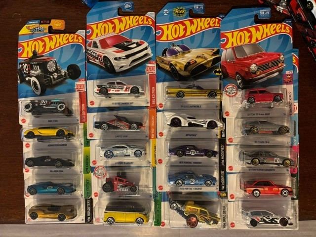 ✅New HOT WHEELS! 20 Car Lot Mixed Mainlines! Target Red Editions, Exotics, More!