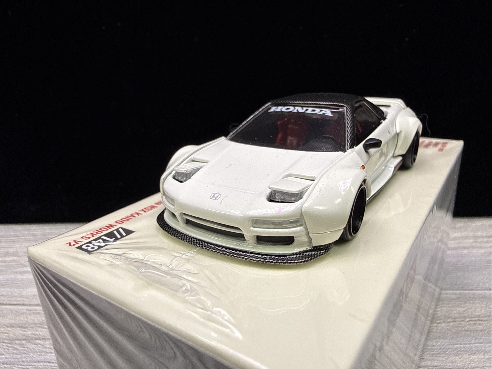 Kaido House x Mini GT 1:64 Honda NSX (NA1) Kaido WORKS V2 White KHMG148
