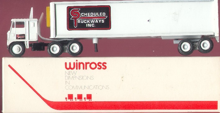 Scheduled Truckways Inc ’82 Winross Trucks